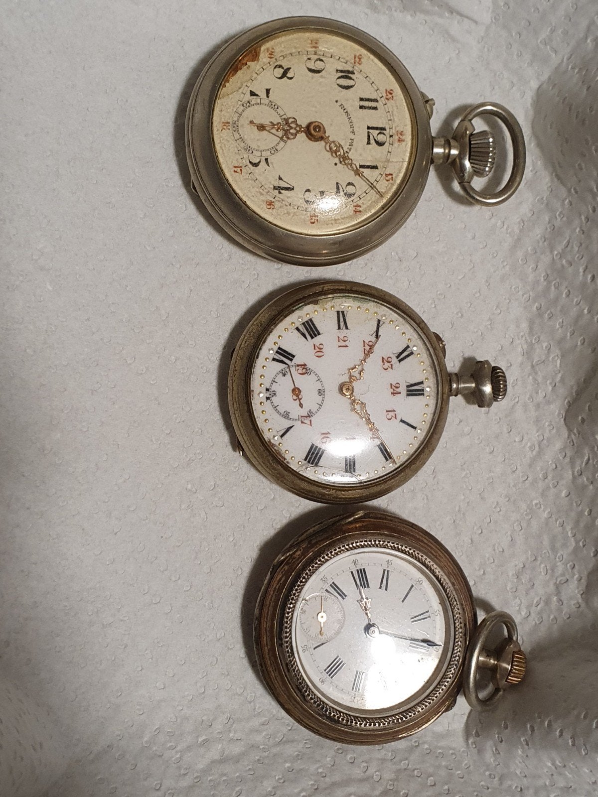 3mooie oude zakuurwerken zilver, Handtassen en Accessoires, Ophalen of Verzenden, Zilver