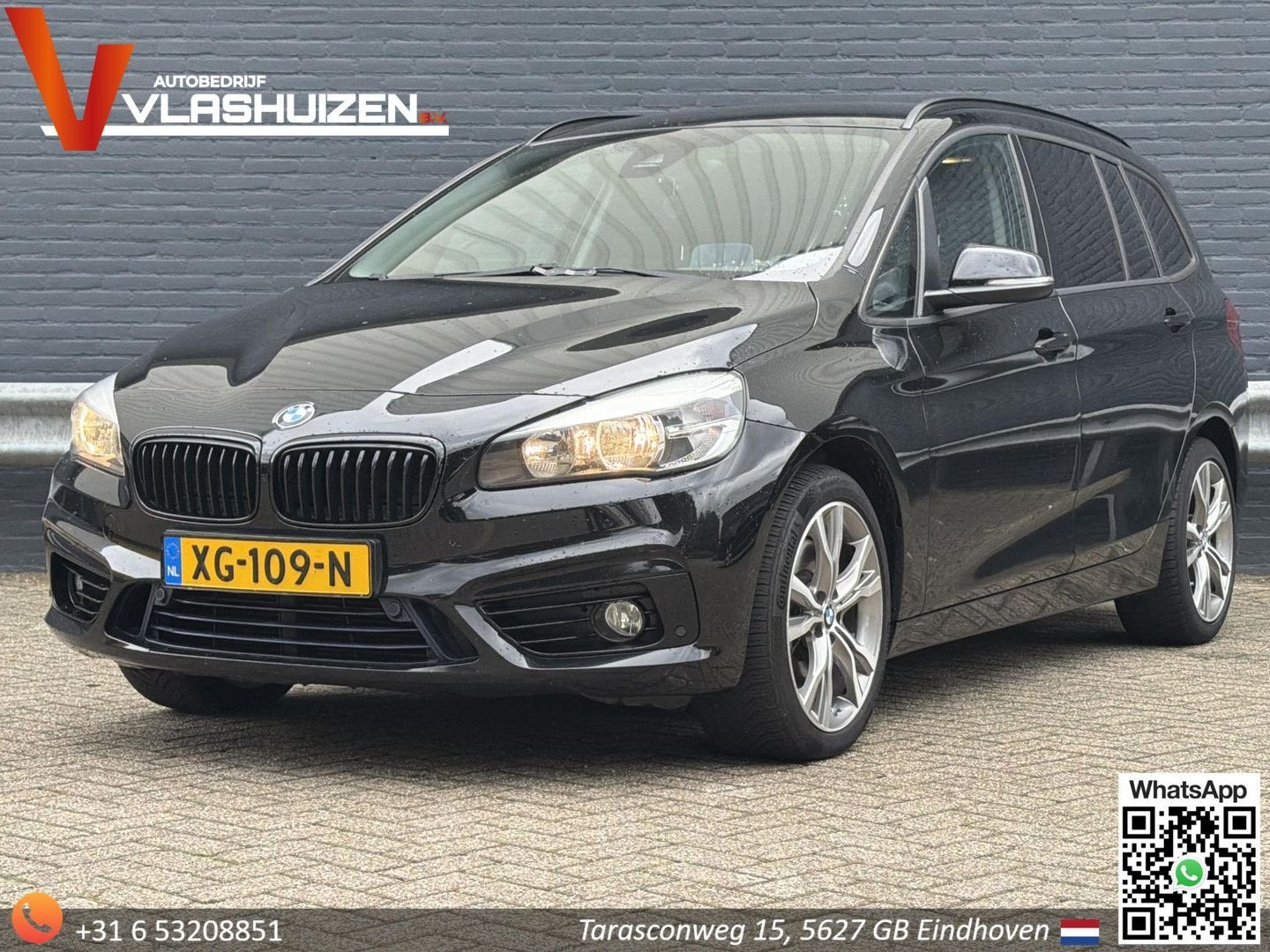 BMW 220 Gran Tourer 2-serie 220i M Sport 7p. | HUD | Camera, Automaat, Monovolume, 2 Reeks, Zwart