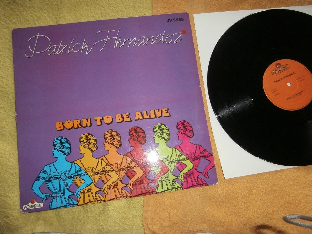 12" Maxi-single - Patrick Hernandez - Born To Be live., Pop, Zo goed als nieuw, 12 inch, Fotohoes