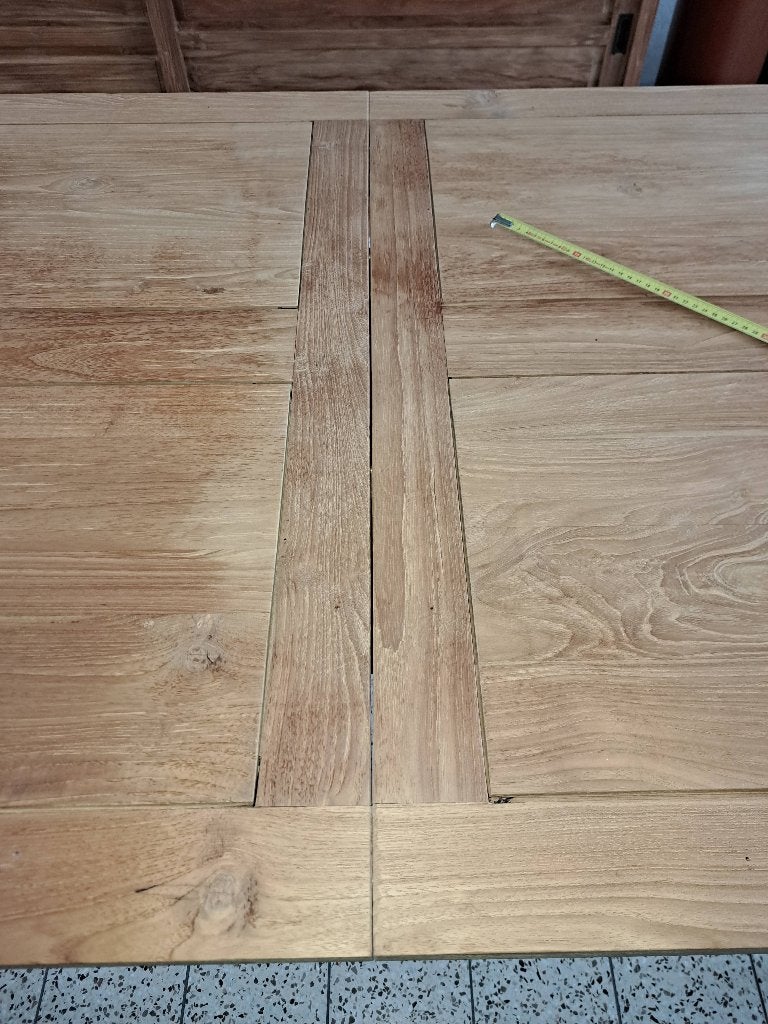 Tafel en teak, Ophalen, Teakhout, 200 cm of meer, 50 tot 100 cm