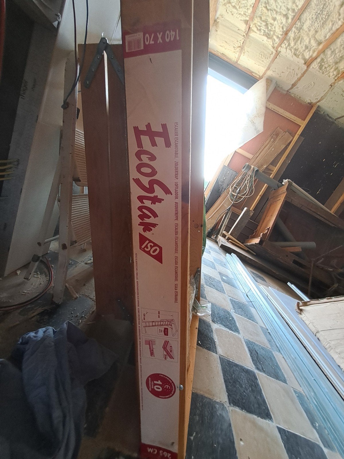 zoldertrap, Ophalen, Nieuw, Ladder, Opvouwbaar of Inschuifbaar