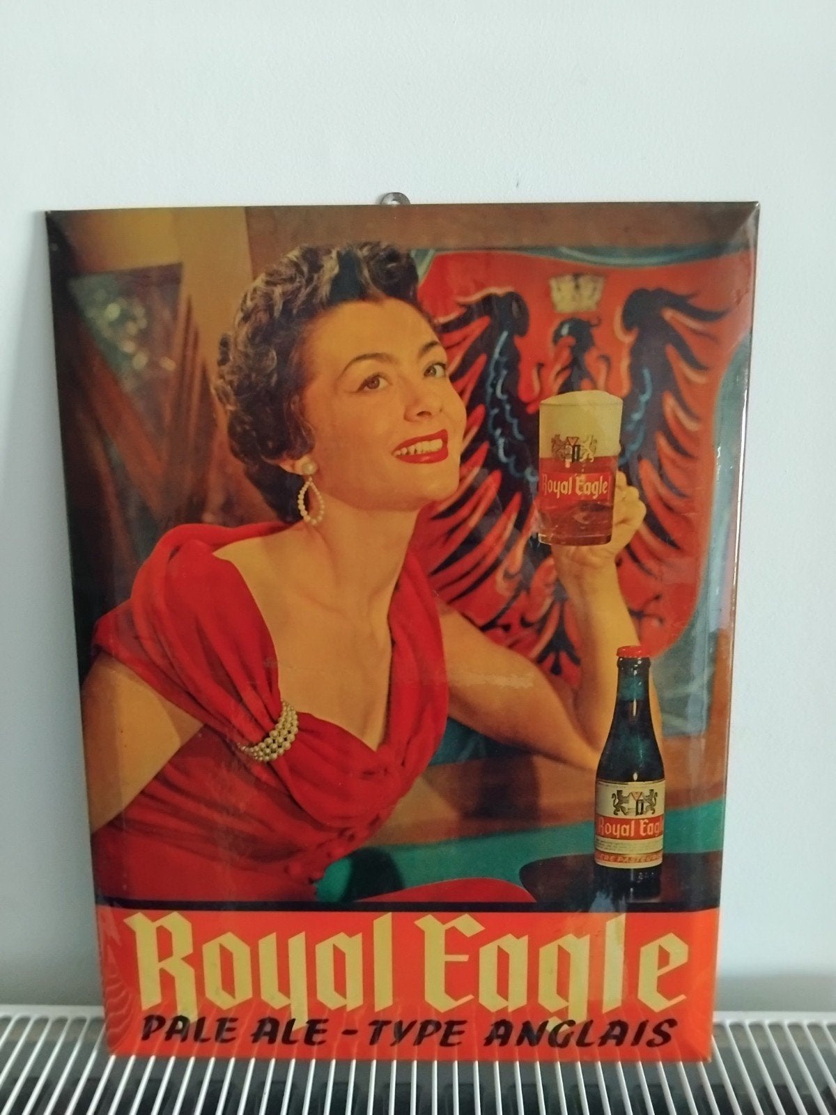 Ale blonde type anglaise Royal Eagles, Collections, Marques de bière, Enlèvement ou Envoi
