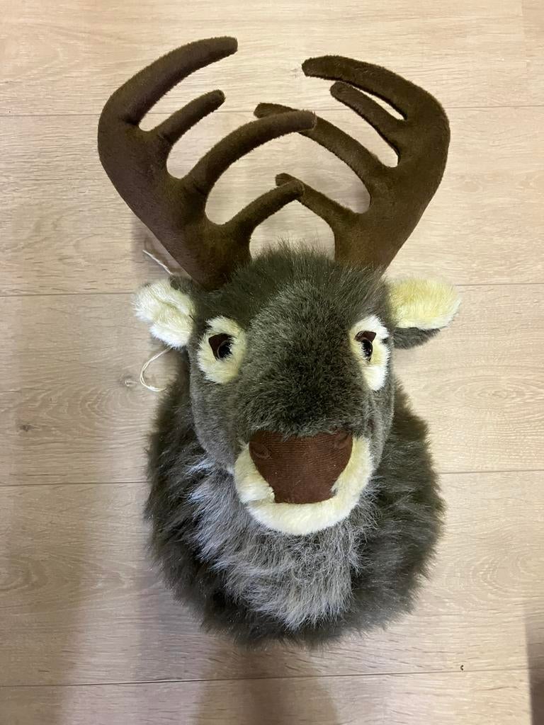 Decoratie hert dierenhoofd, Huis en Inrichting, Ophalen, Zo goed als nieuw