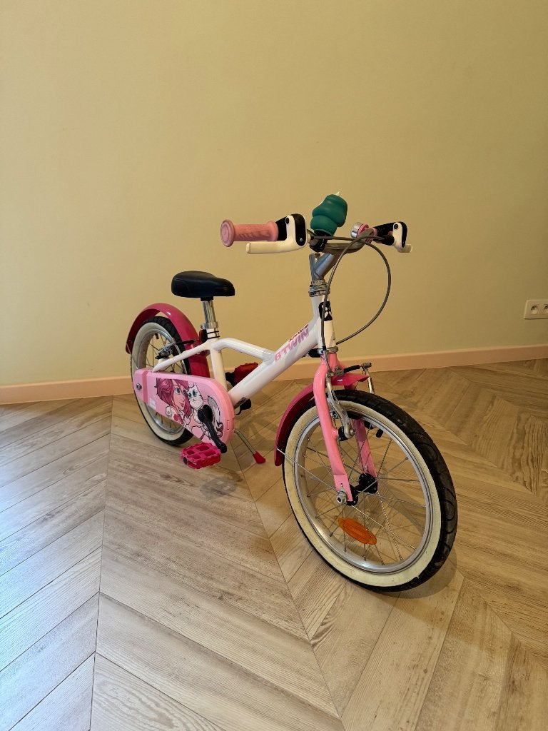Vélo enfant 16" btwin doctogirl 500 ORIGINALE avec licorne, Vélos & Vélomoteurs, Frein à tambour, Enlèvement, BTwin Décathlon