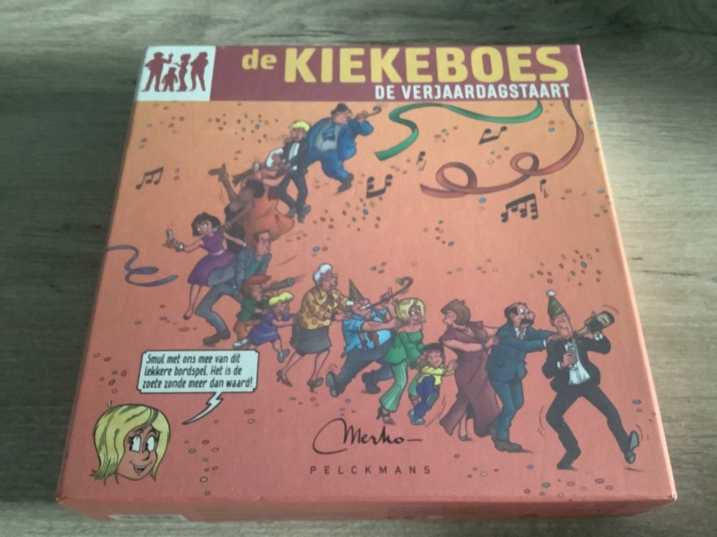 De Kiekeboes verjaardagstaart gezelschapspel, Een of twee spelers, Ophalen of Verzenden, Zo goed als nieuw, Pelckmans