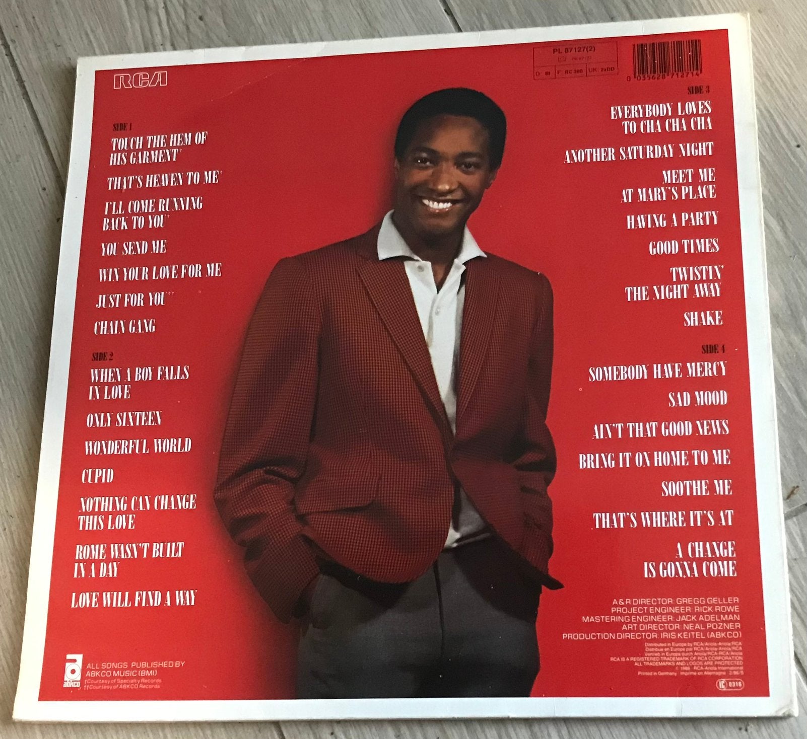 Sam COOKE dubbel  album, Verzenden, Zo goed als nieuw, LP