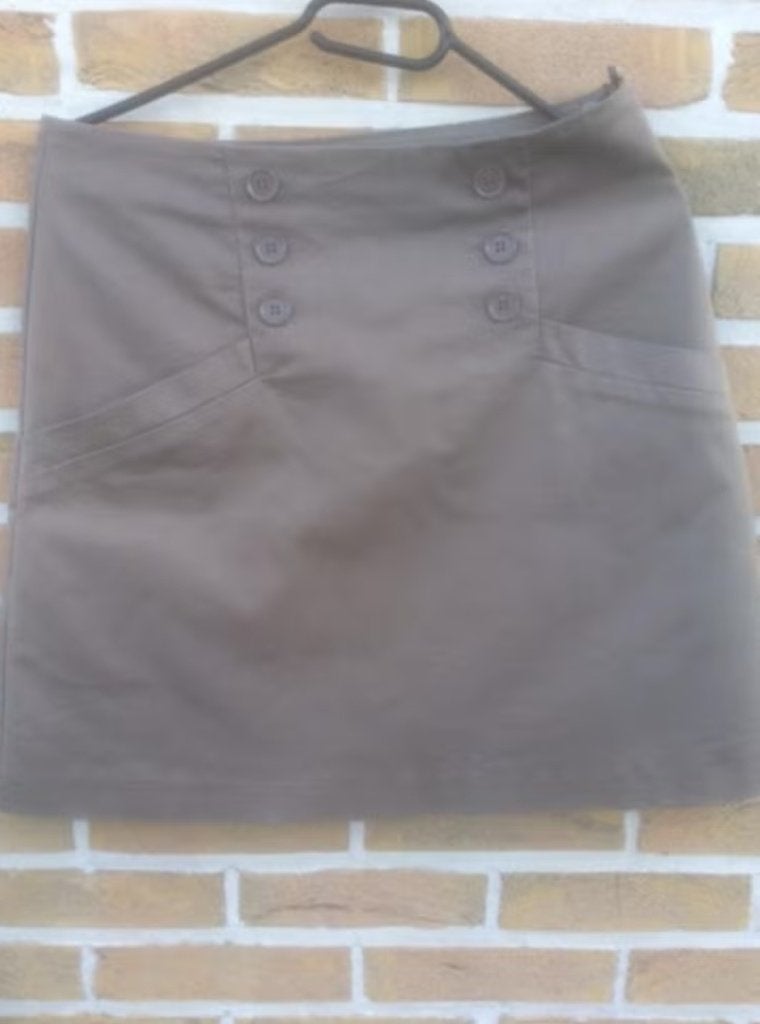 Rok H&M maat 38, Kleding | Dames, Rokken, Maat 38/40 (M), H&M, Bruin, Ophalen of Verzenden