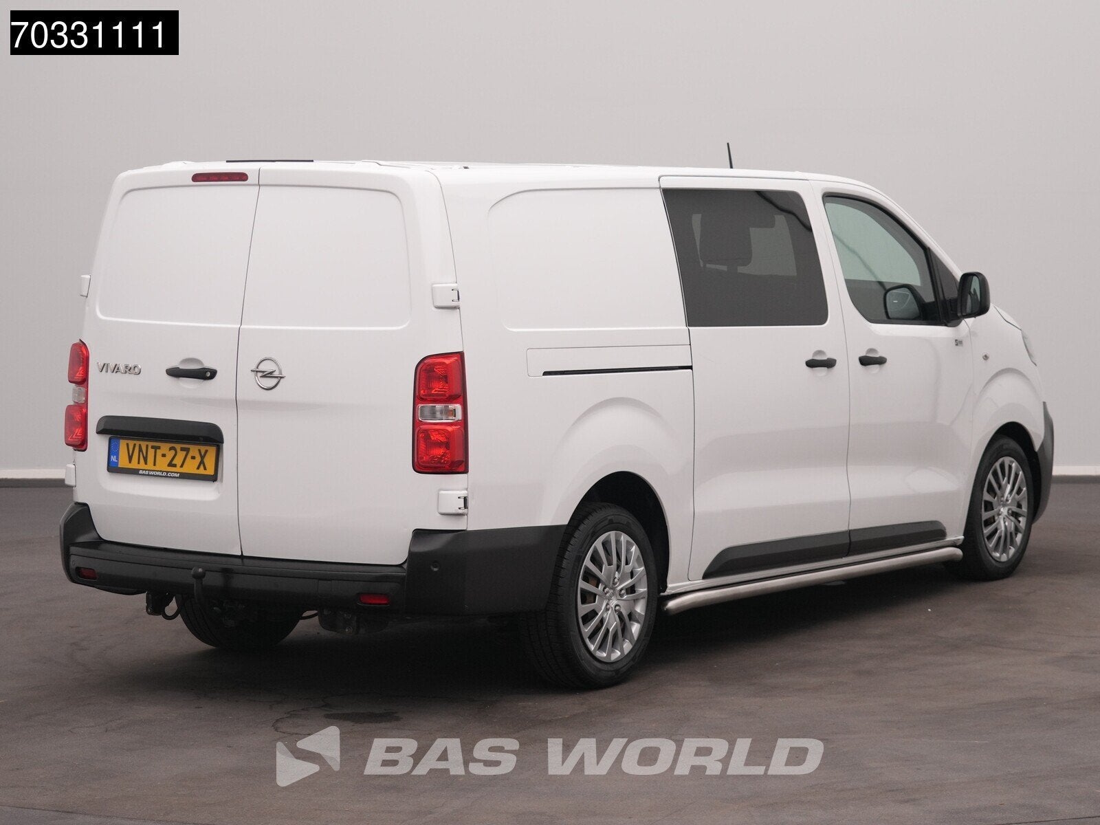 Opel Vivaro 145PK Dubbel Cabine 2x Schuifdeur Automaat L3H1, Automaat, Stof, Euro 6, Wit