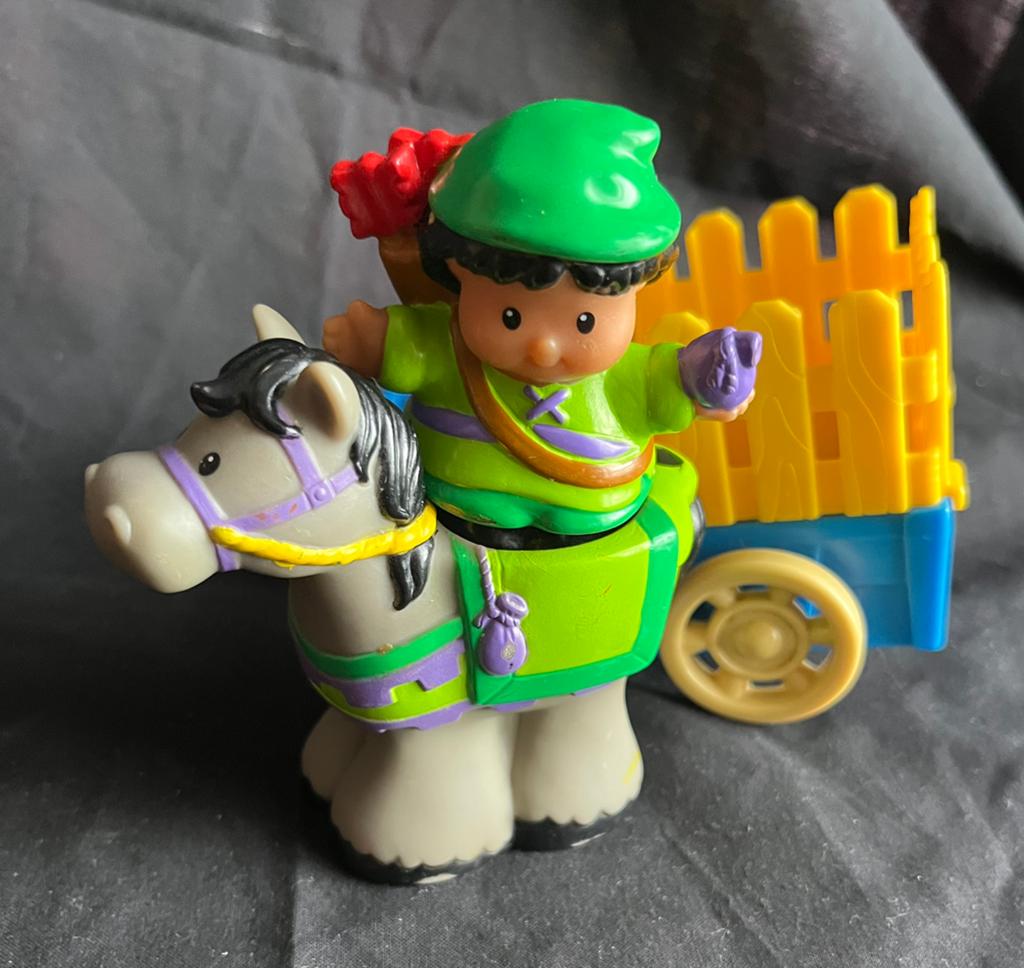 Fisher Price | Little People | Robin Hood Paard en Wagen, Ophalen of Verzenden, Gebruikt