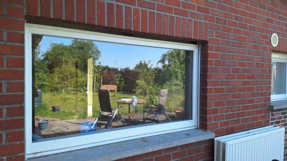 Raam met elektrisch rolluik, Doe-het-zelf en Bouw, Ophalen, Gevelraam of Ruit, Gebruikt, 80 tot 120 cm