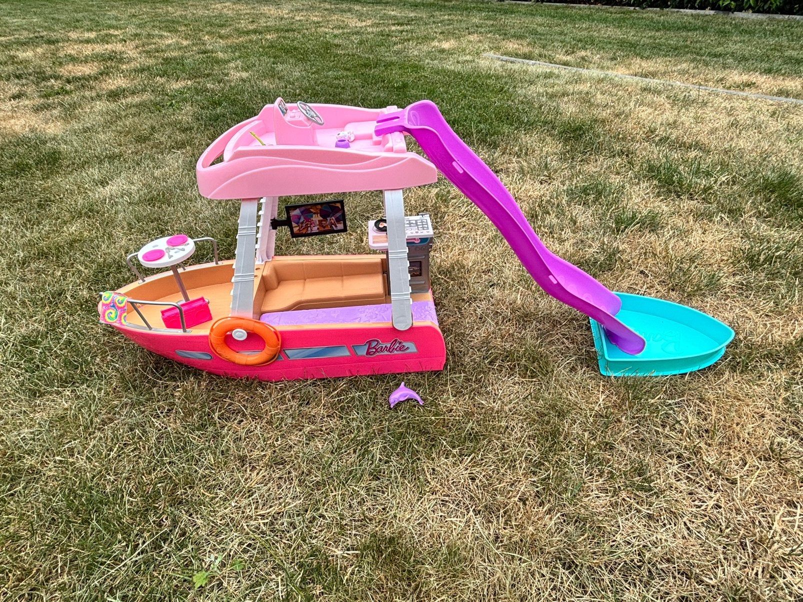 Barbie Dreamboat - speelset met glijbaan, Kinderen en Baby's, Ophalen, Zo goed als nieuw