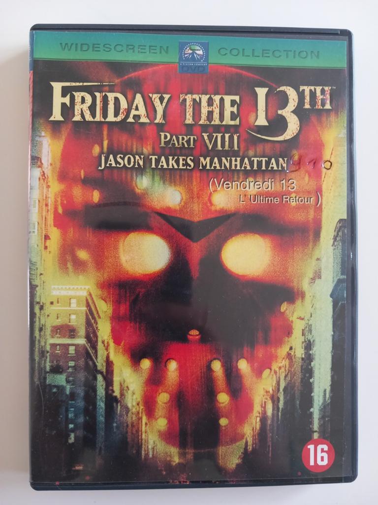 Dvd Friday the 13th Part VIII : Jason takes Manhattan, Cd's en Dvd's, Dvd's | Horror, Ophalen of Verzenden, Slasher