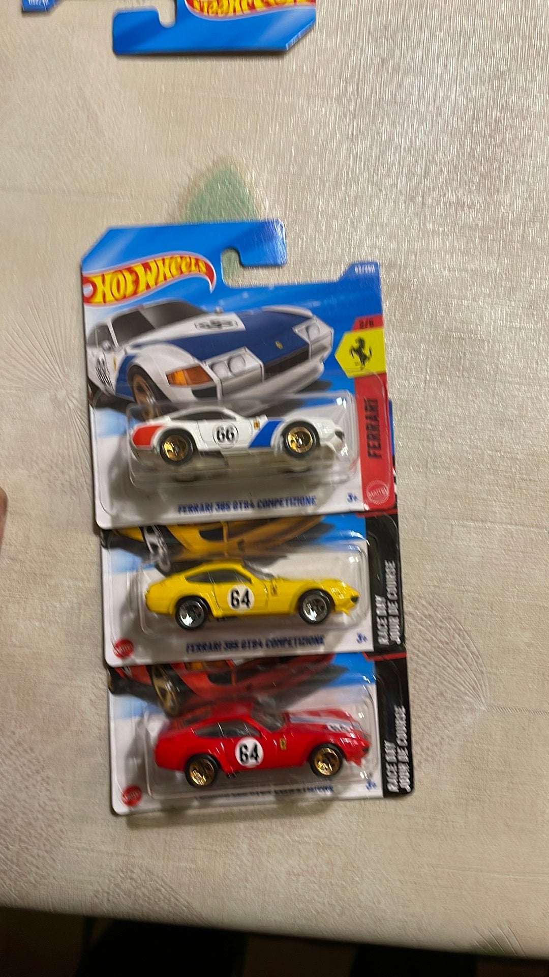 Hot Wheels Ferrari 365 GTB4 Competizione – Set van 3 kleuren, Ophalen of Verzenden, Nieuw