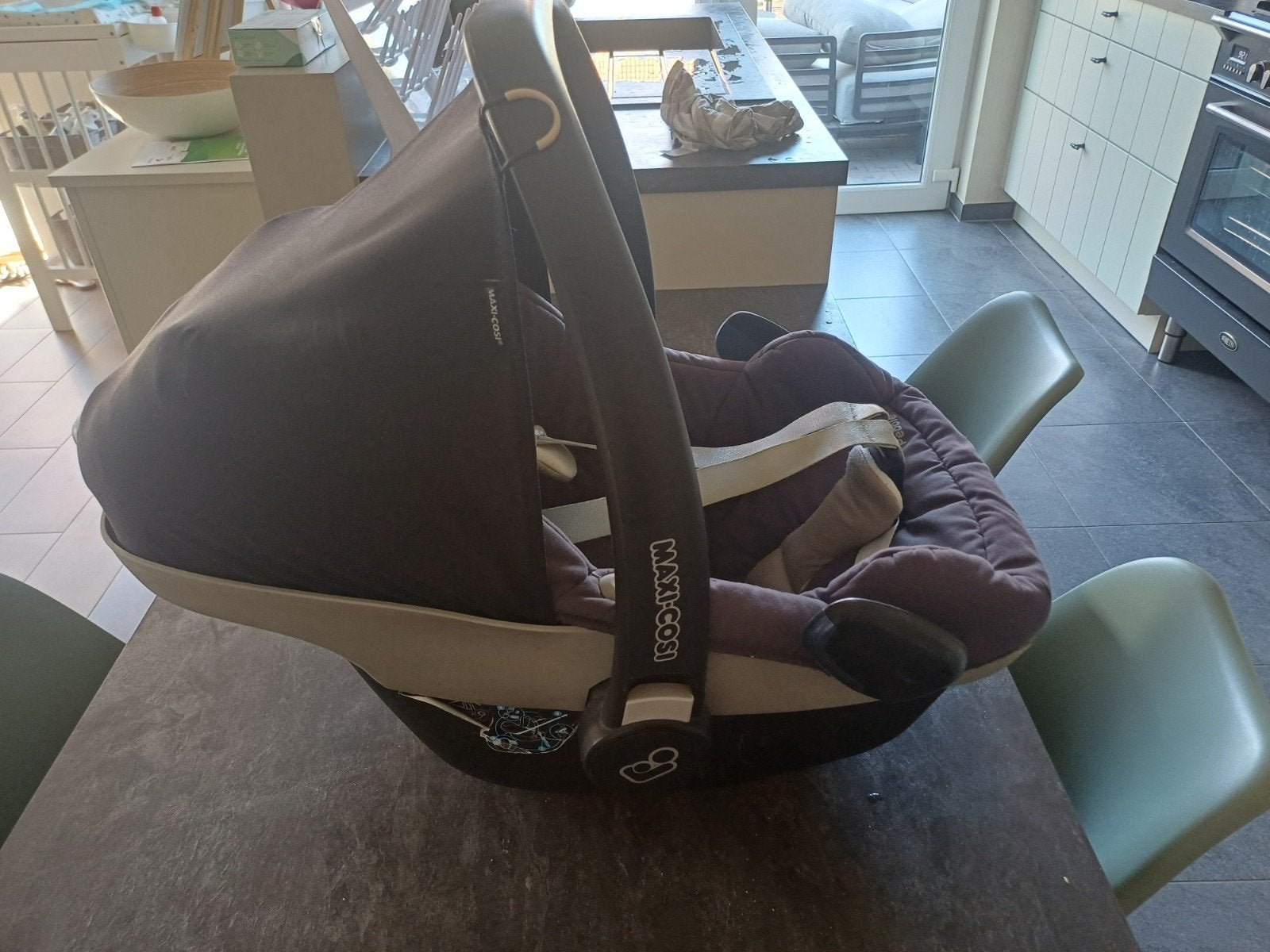 maxi cosi, Ophalen