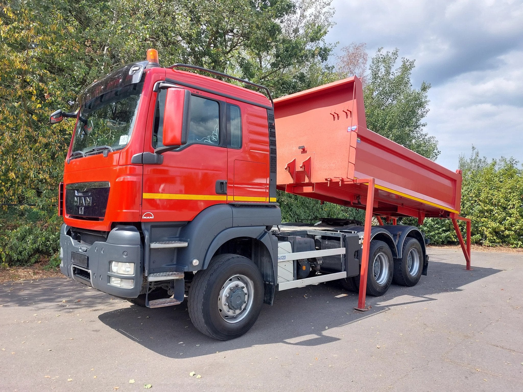 MAN TGS 33.480 6x6 ALLRAD -BB(S)-Manual Double usage (Benne, Rouge, Euro 5, Achat, Entreprise