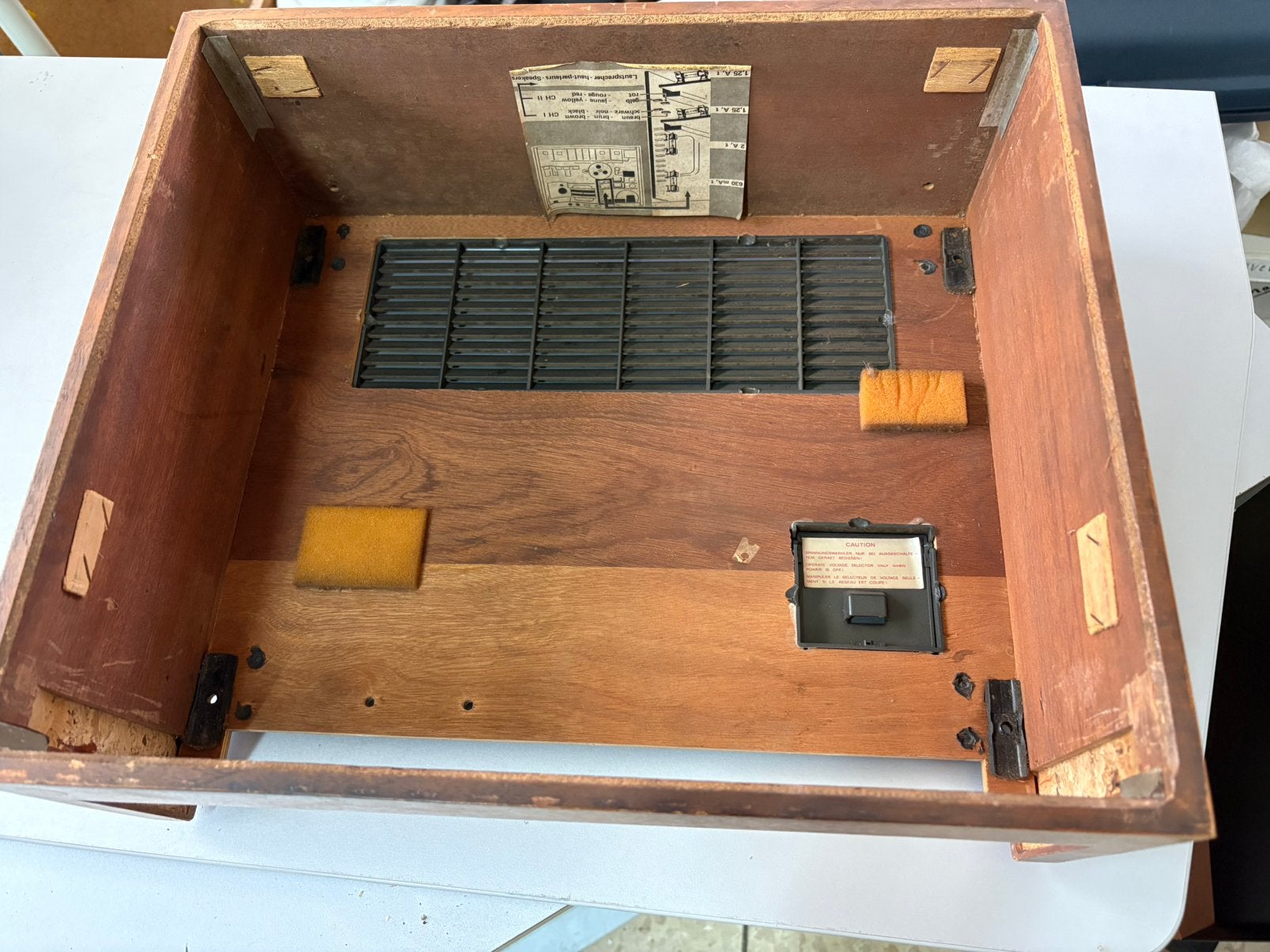 Originele houten koffer voor Revox A77 bandrecorder, Audio, Tv en Foto, Ophalen of Verzenden, Onderdeel