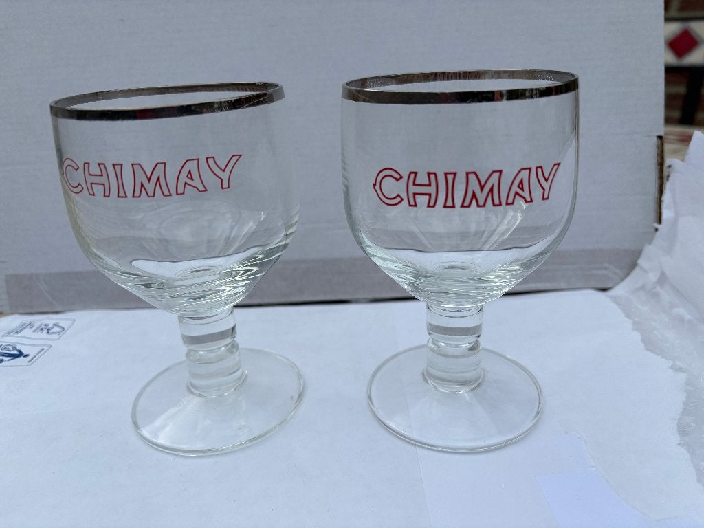 Chimay (mini-glazen), Ophalen of Verzenden, Zo goed als nieuw, Glas of Glazen, Overige merken