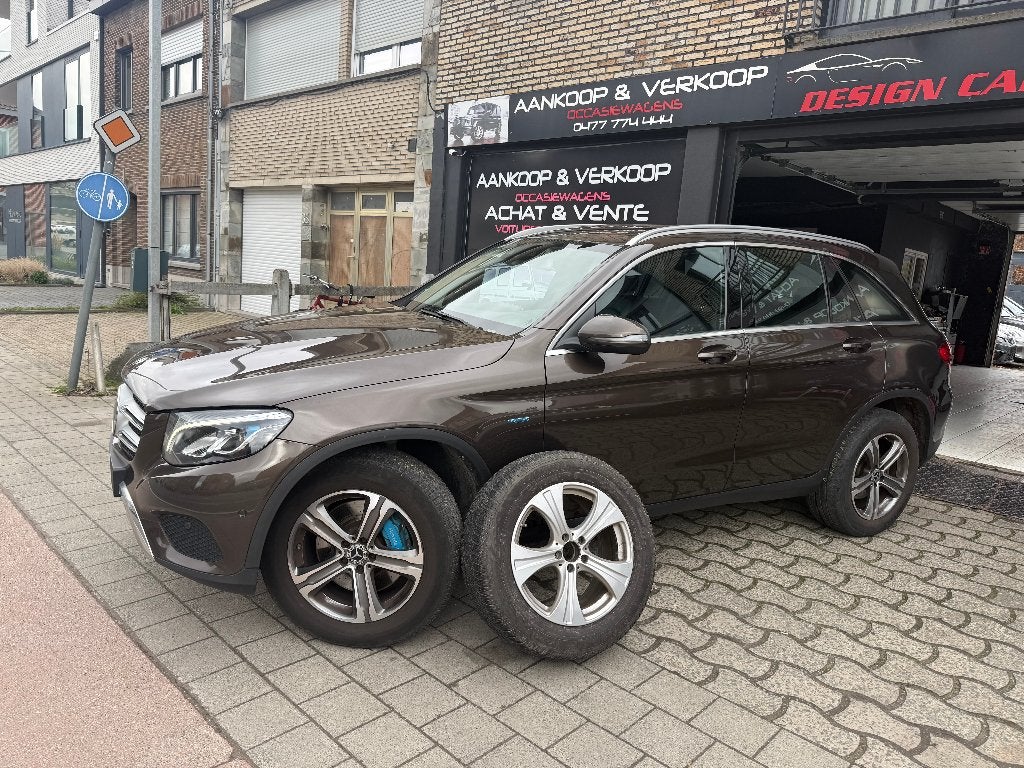 Mercedes GLC 350e Model 2018 Mercedes *Netto 11570 notebook, Auto's, Automaat, Bruin, Leder, 5 deurs