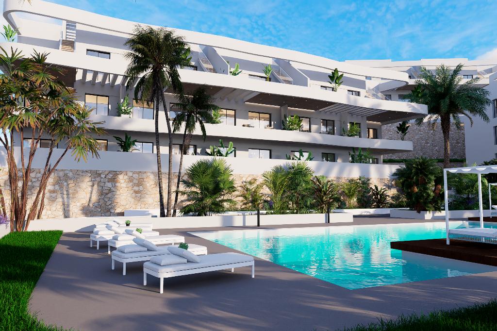 appartement a vendre en Espagne costa blanca, Village, La finestrat, 2 pièces, Appartement