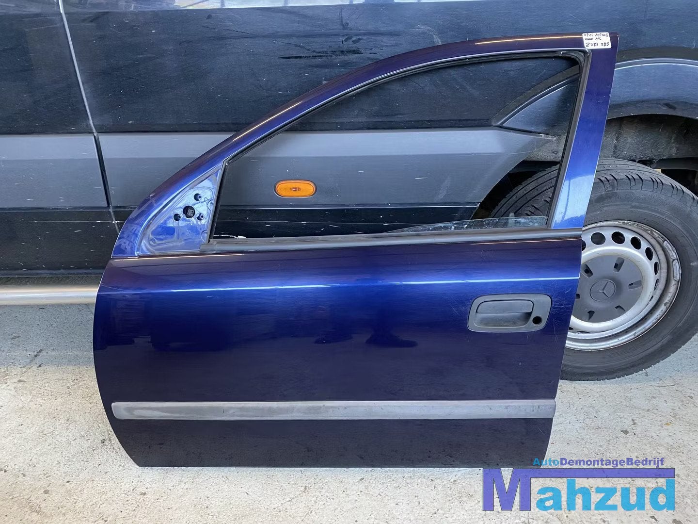 OPEL ASTRA G blauw Z282 links voor deur portier 5 deurs, Opel Automobile GmbH, Porte, Avant, Opel