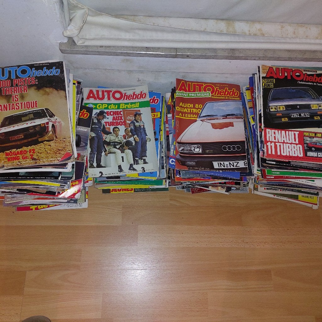 magazines automobiles - Auto Hebdo, Livres, Autos | Brochures & Magazines, Général, Diverse auteurs, Enlèvement, Utilisé