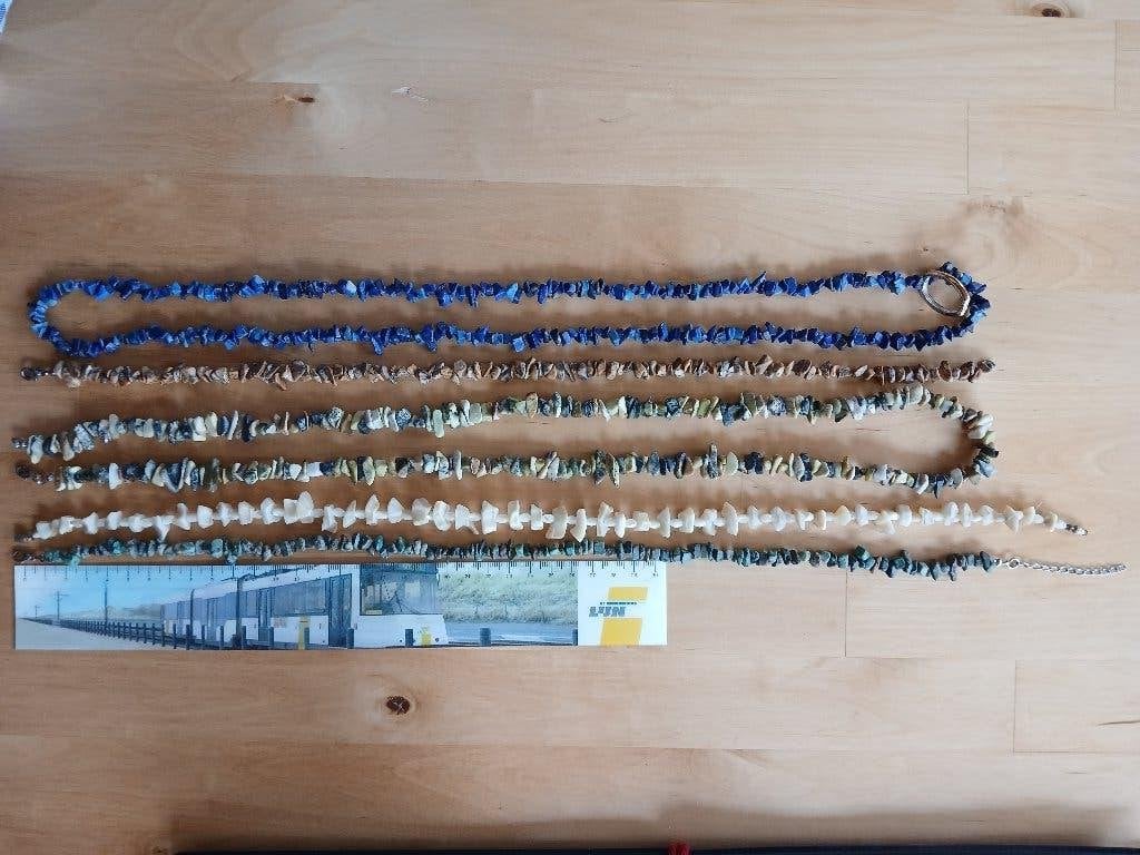 Kettingen, Handtassen en Accessoires, Kettingen, Ophalen of Verzenden, Nieuw, Blauw