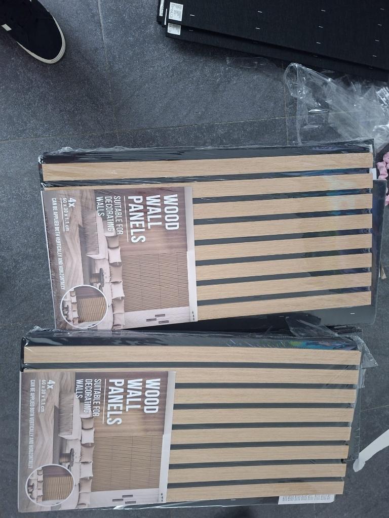 Wandpanelen, Doe-het-zelf en Bouw, Platen en Panelen, Ophalen, Nieuw, Hout