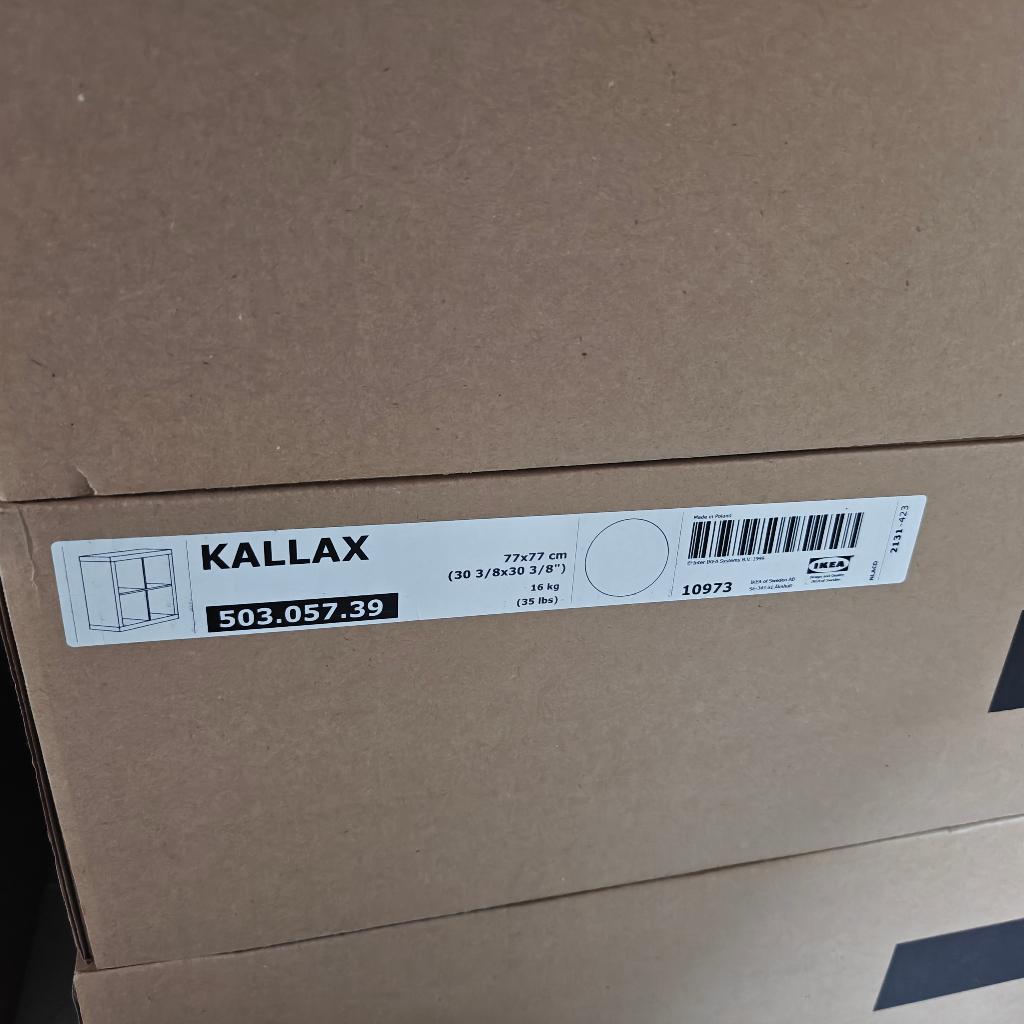 IKEA Kallax 77x77 Hoogglans Wit – Nieuw in doos 10stuks, Huis en Inrichting, Kasten | Boekenkasten, Nieuw, 50 tot 100 cm, Minder dan 100 cm