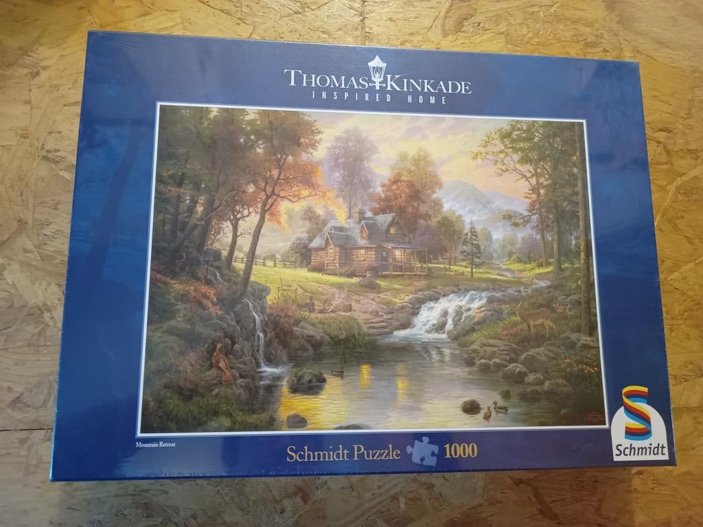 Thomas Kinkade Mountain Retreat 1000, Hobby en Vrije tijd, Ophalen
