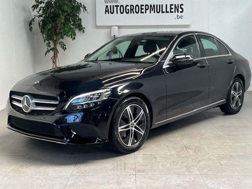 Mercedes-Benz C C Avantgarde 180d  8 trap automaat, Auto's, 122 pk, USB, Zwart, Bedrijf