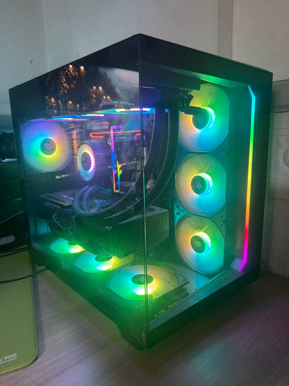 Gaming PC Ryzen 7 7800X3D RX 9070 XT 16GB + 32GB DDR5, Computers en Software, Desktop Pc's, Ophalen, Zo goed als nieuw, Gaming