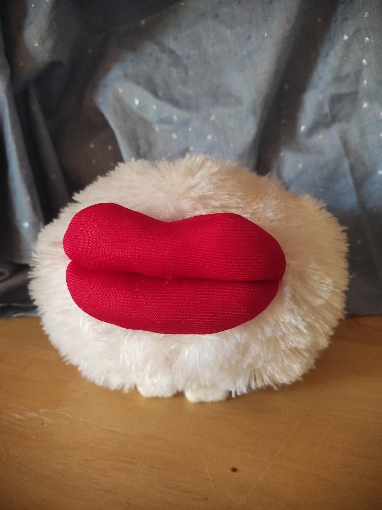 Coca cola plush teddy beer rode lippen knuffel, Verzamelen, Ophalen, Zo goed als nieuw, Overige typen