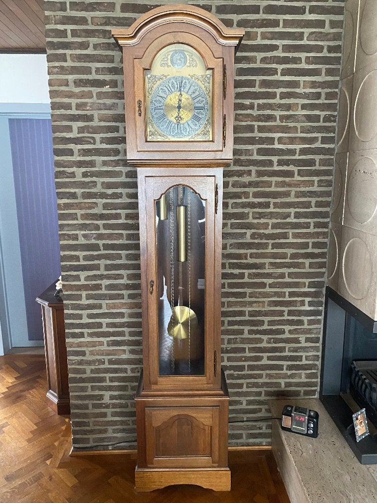 Houten staanklok, Antiek en Kunst, Ophalen
