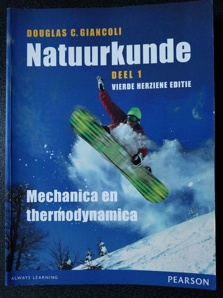 Natuurkunde Deel 1:  Mechanica en thermodynamica, Ophalen, Gelezen, Hoger Onderwijs, Douglas C. Giancoli