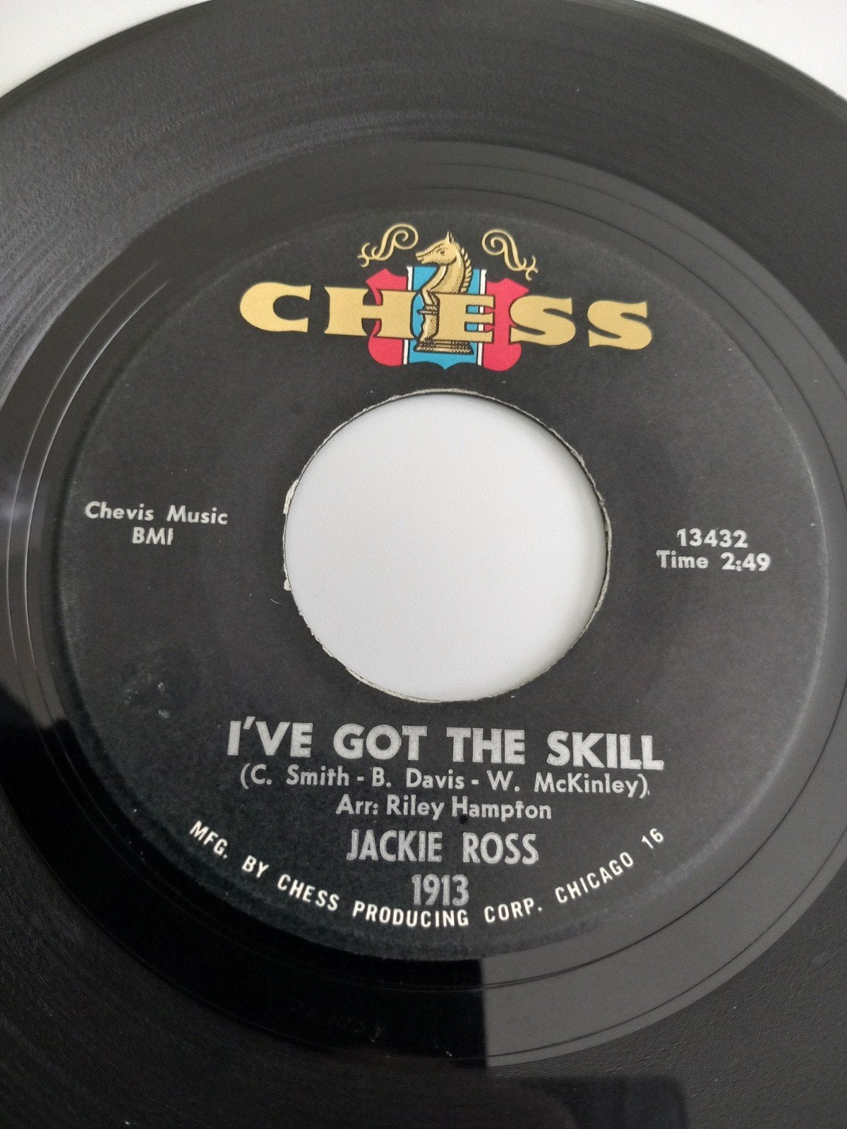 JACKIE ROSS. I'VE GOT THE SKILL. 60S POPCORN USA 45T