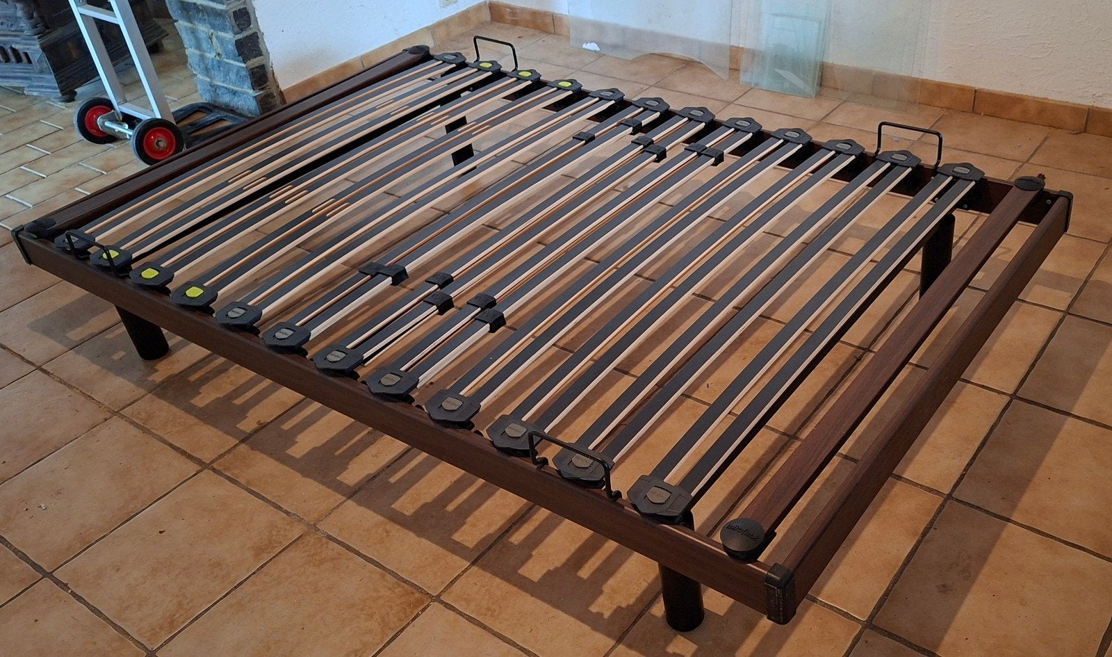sommier LATTOFLEX en parfait état, Huis en Inrichting, Ophalen, Zo goed als nieuw, 120 cm, Bedbodem