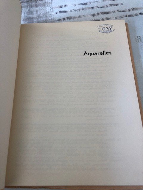 Aquarelles poésies - Geo Delcampe, Antiquités & Art, Enlèvement ou Envoi, Geo Delcampe