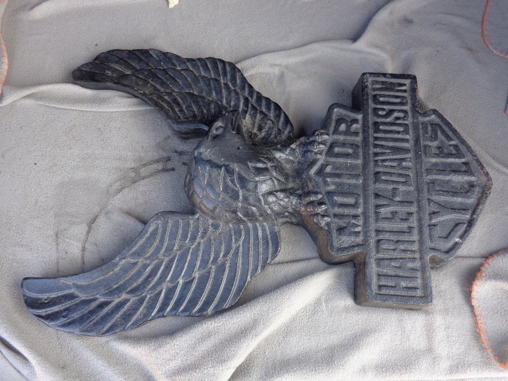 Enseigne Harley Davidson en fonte, Motoren, Ophalen of Verzenden