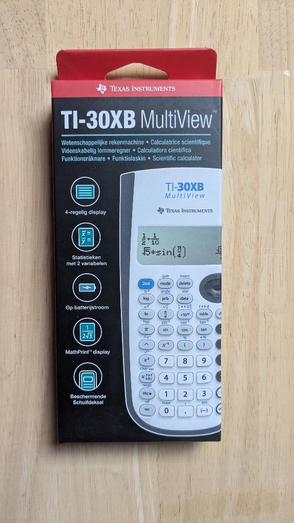 TI-30XB multiview rekenmachine, Ophalen of Verzenden, Nieuw
