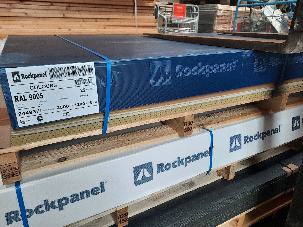 Nouveaux panneaux Rockpanel Black un prix fou de €195 pp, Bricolage & Construction, Plaques & Panneaux, Neuf, Autres matériaux