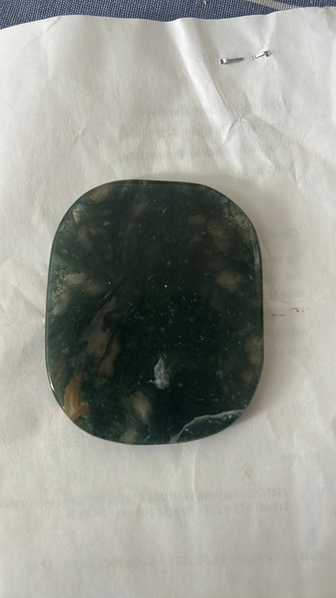 L'AGATE MOUSSE une pierre porte bonheur. Sa couleur verte, Enlèvement ou Envoi