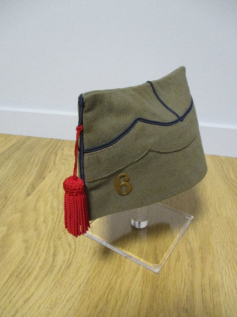 ABBL 1939-1940 : bonnet de police du 6ième de ligne, Collections, Enlèvement ou Envoi, Armée de terre, Casque ou Béret