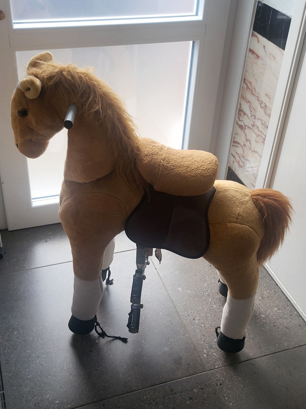 Mechanisch paard, Ophalen