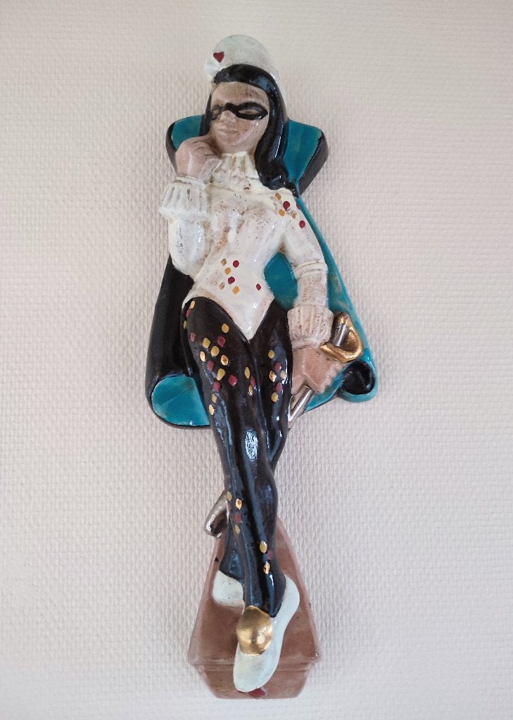 Zeldzaam Art Deco wandbeeld. Roger GUÉRIN, Bouffioulx, Antiek en Kunst, Ophalen of Verzenden