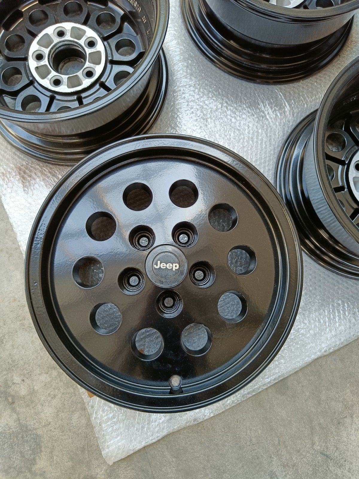 5x Jantes OEM Jeep Wrangler YJ / Cherokee XJ – 15", Ophalen, Velg(en)