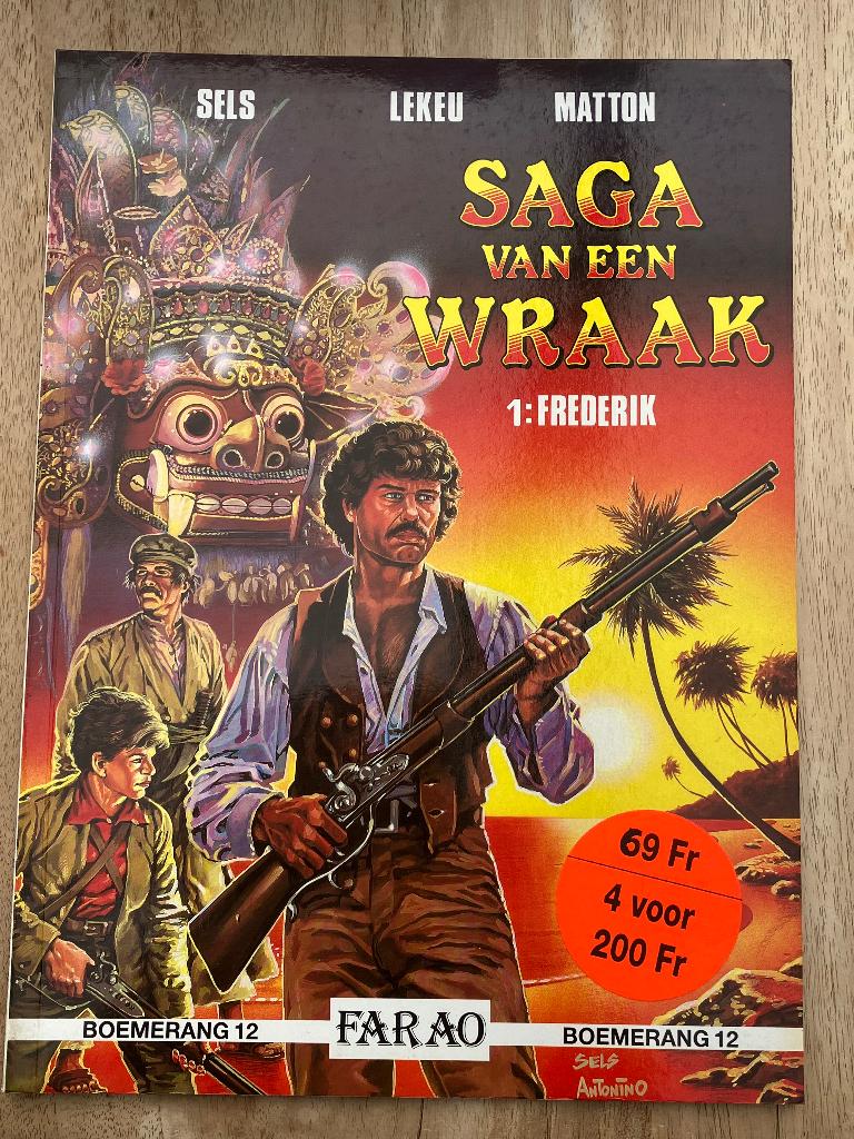 Collectie Boemerang - 12 - Saga van een wraak, Eén stripboek, Ophalen of Verzenden, Gelezen