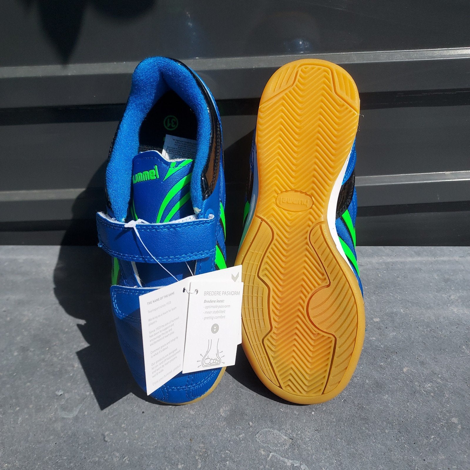 Chaussures de sport indoor enfant taille 31 Hummel JR 2.0, Kleding | Heren, Schoenen, Blauw, Sportschoenen, Nieuw, Ophalen of Verzenden