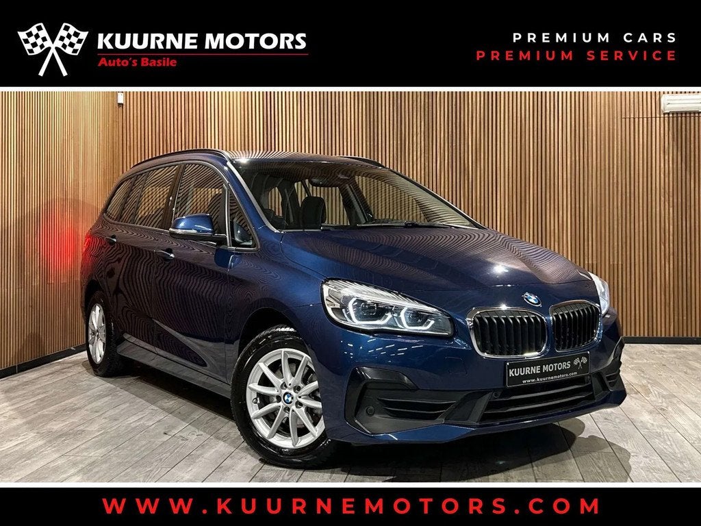 BMW 2 Serie 216 dA GT 7pl Leder/Led/Gps/Pdc/Airco/Bt *1j gar, Autos, BMW, Cuir, Euro 6, Entreprise, 7 places