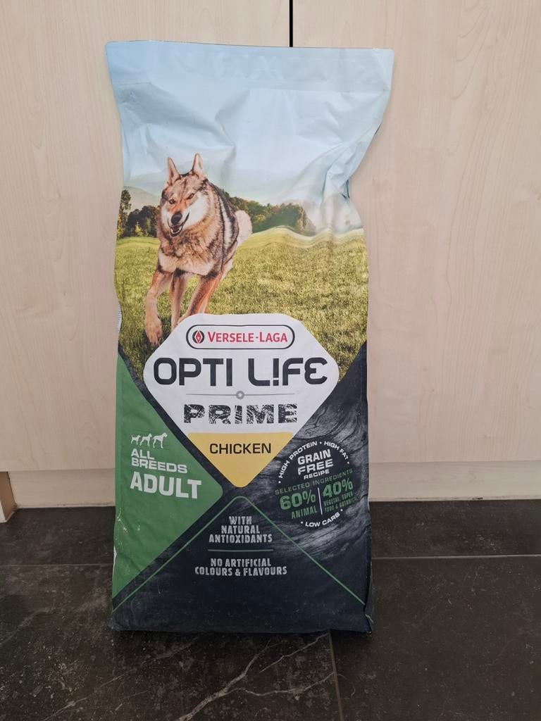Opti life prime chicken, Ophalen