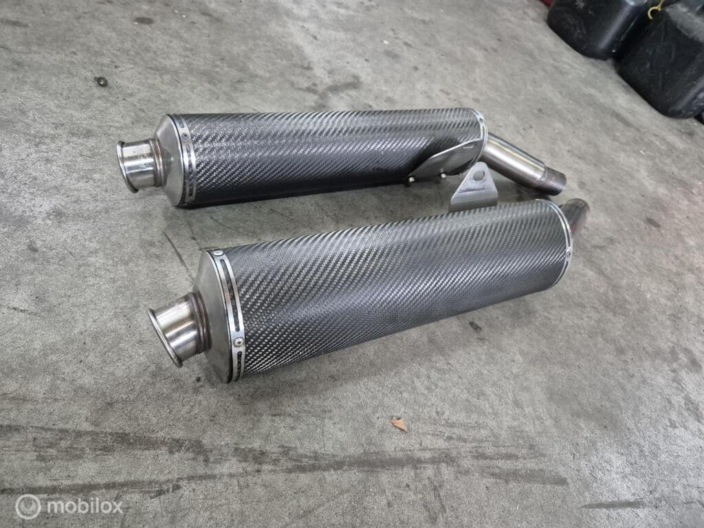Carbon dempers sportdempers Monster 600 620 695 750 900 1000, Motoren, Gebruikt, Factorystore.service@ducati.com, Ophalen of Verzenden